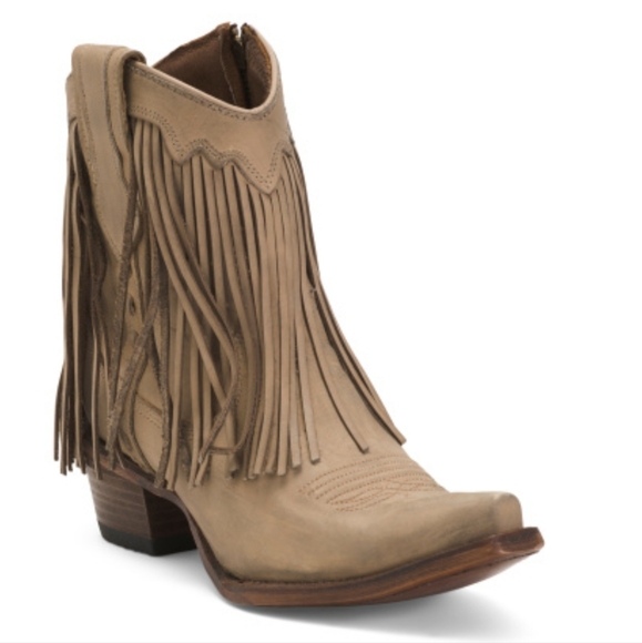 Fringe Ankle Boots - Picture 1 of 3